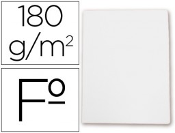 Subcarpeta cartulina Gio Folio blanco 180 g/m²